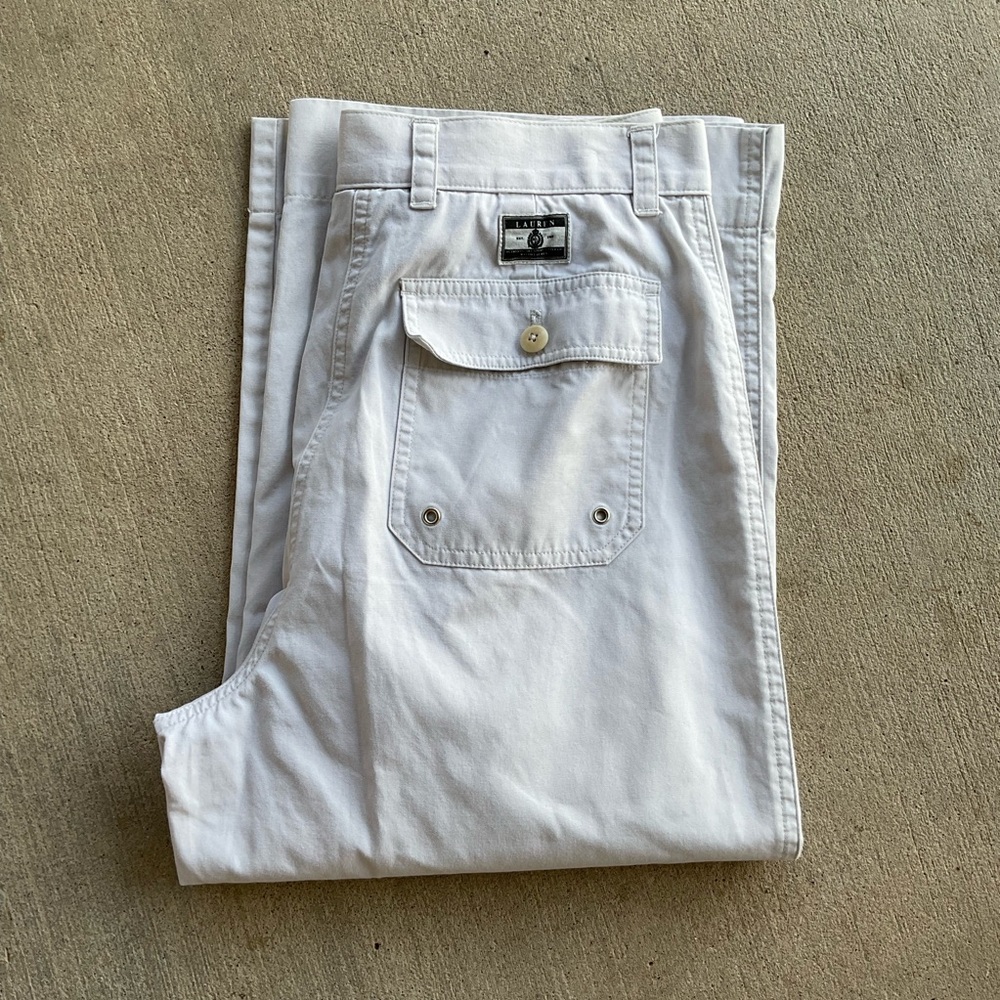 90s White Ralph Lauren chino pants Size 8